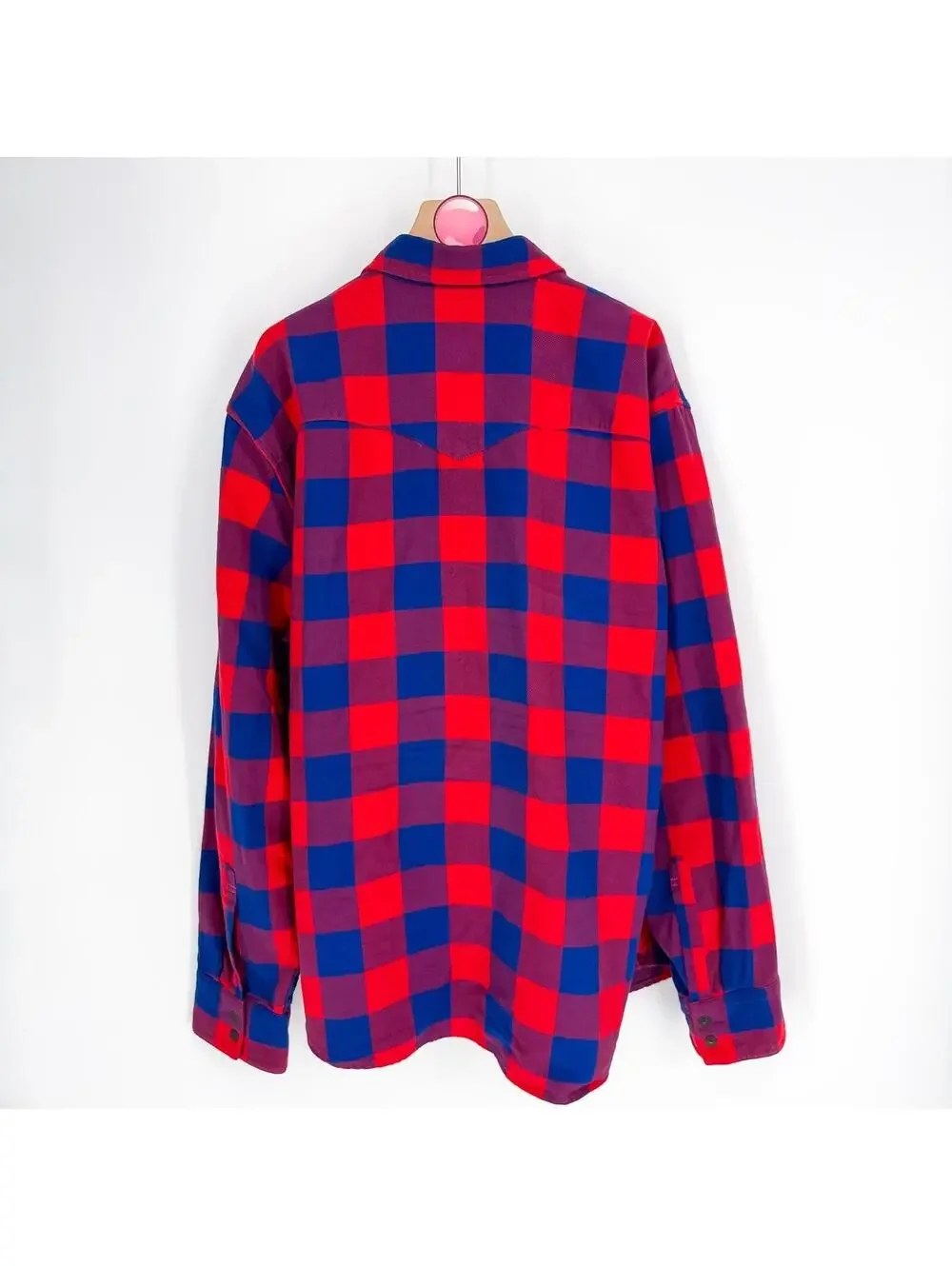Levi’s NFL Patriots Flannel Shirt Streetwear Buffalo Plaid‎ Button Up Mens XL